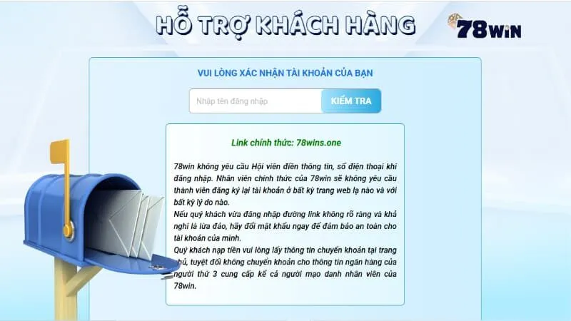 Phương thức liên hệ 78win